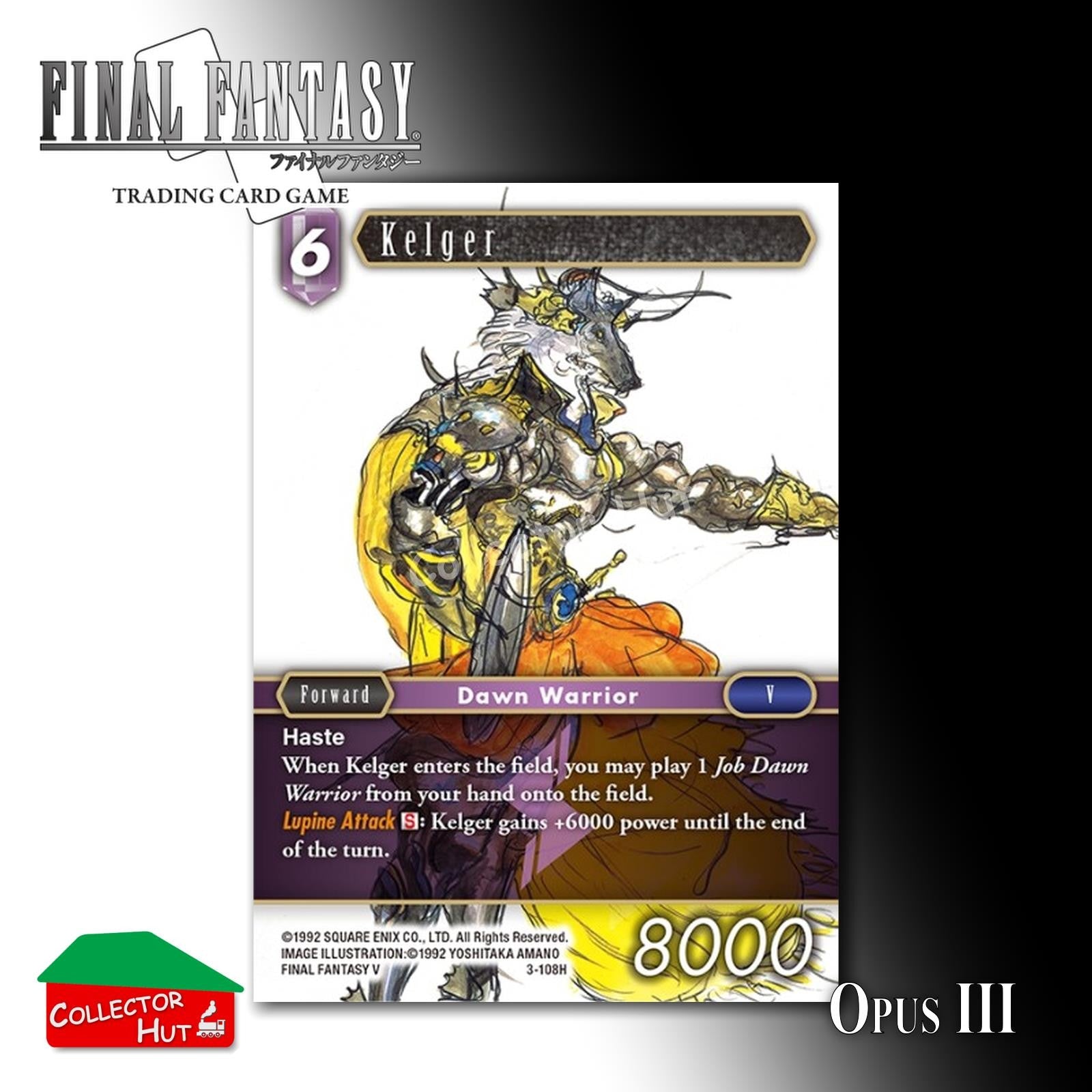 Final Fantasy Trading Card Game OPUS III 3 Singles You Choose