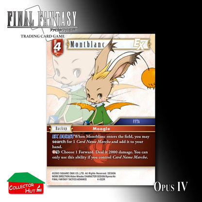 Final Fantasy Trading Card Game OPUS IV 4 Singles You Choose