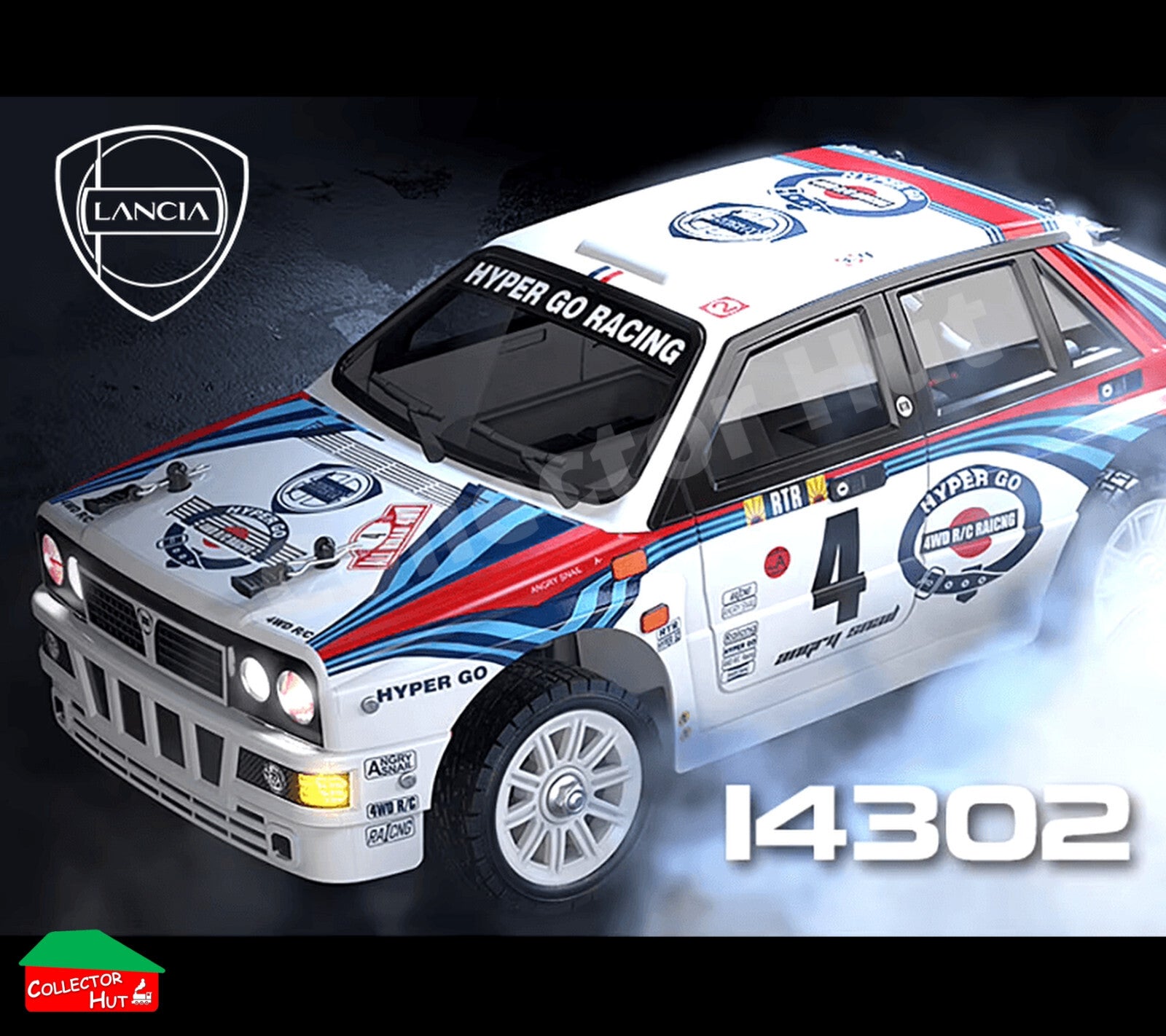 MJX Hyper Go 1:14 4WD Rally Car Drift Series 14301 Citroen 14302 Lancia 14303