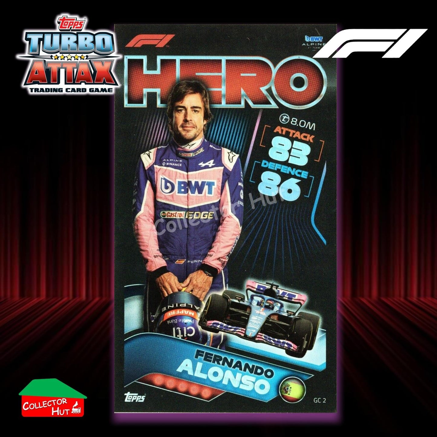 Topps Turbo Attax Formula 1 F1 2022 Limited Edition, 100 Club & Foil Cards
