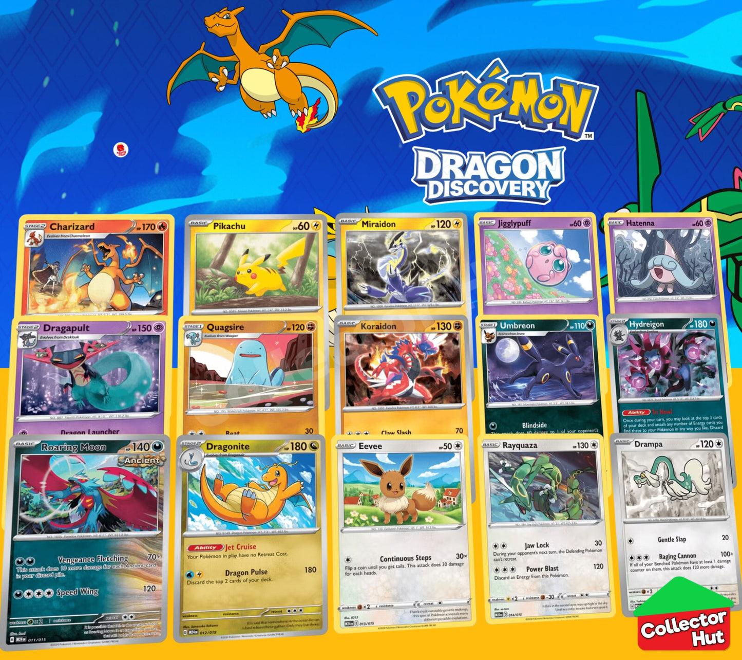 McDonalds Pokémon 2025 Dragon Discovery Card Collection Happy Meal