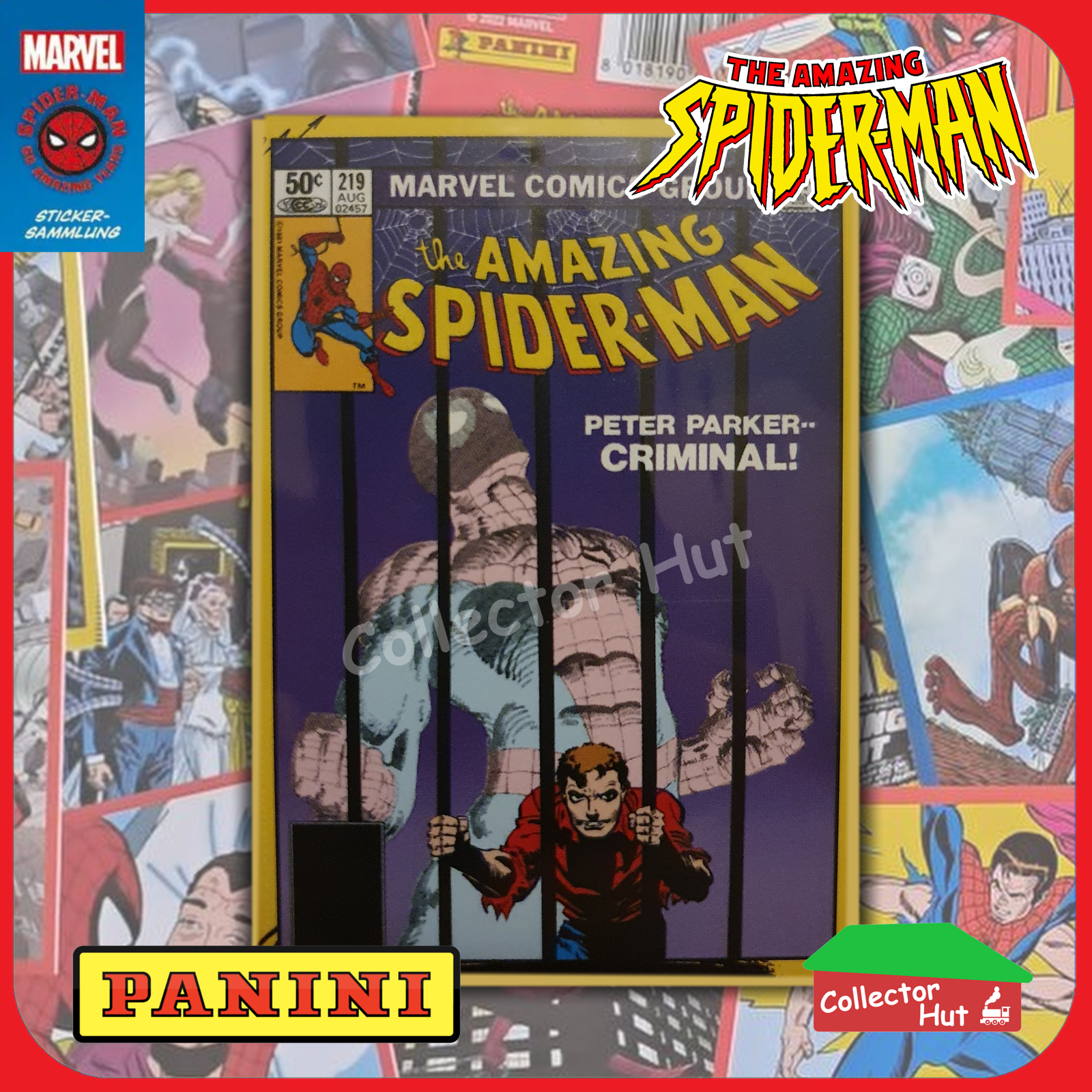 Panini The Amazing Spider-Man 60th Anniversary Trading Cards Singles 1-60
