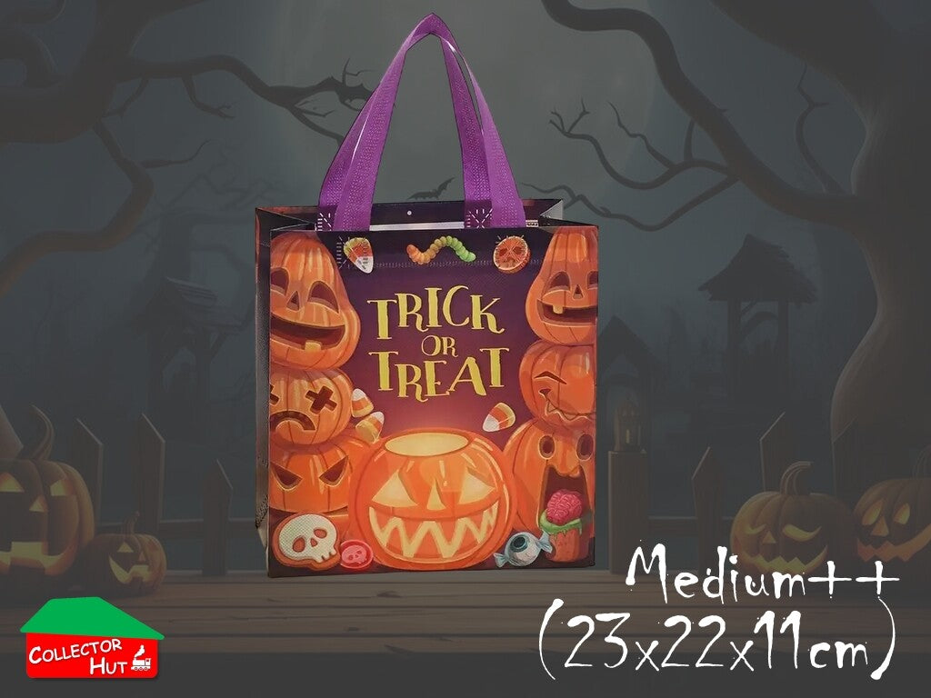 Halloween Novelty Tote Bags Trick or Treat Fabric Choose a Pattern