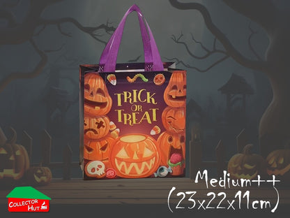 Halloween Novelty Tote Bags Trick or Treat Fabric Choose a Pattern