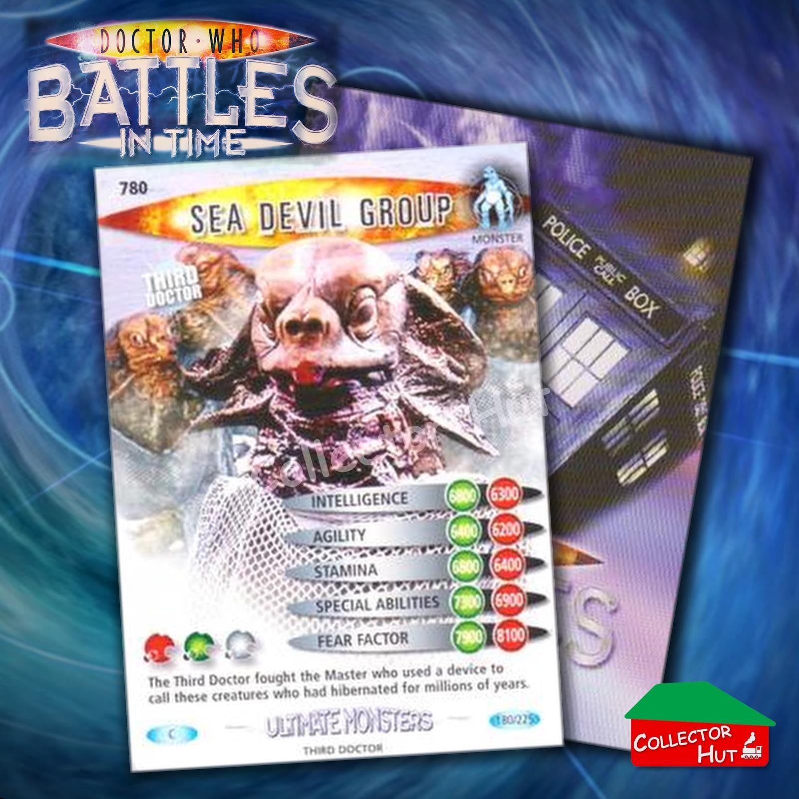 DOCTOR WHO Battles in Time #601-825 ULTIMATE MONSTERS RARE & COMMON Cards