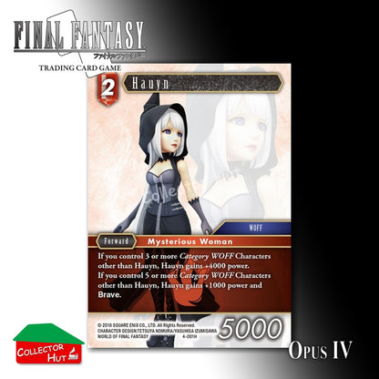 Final Fantasy Trading Card Game OPUS IV 4 FOIL CARDS You Choose