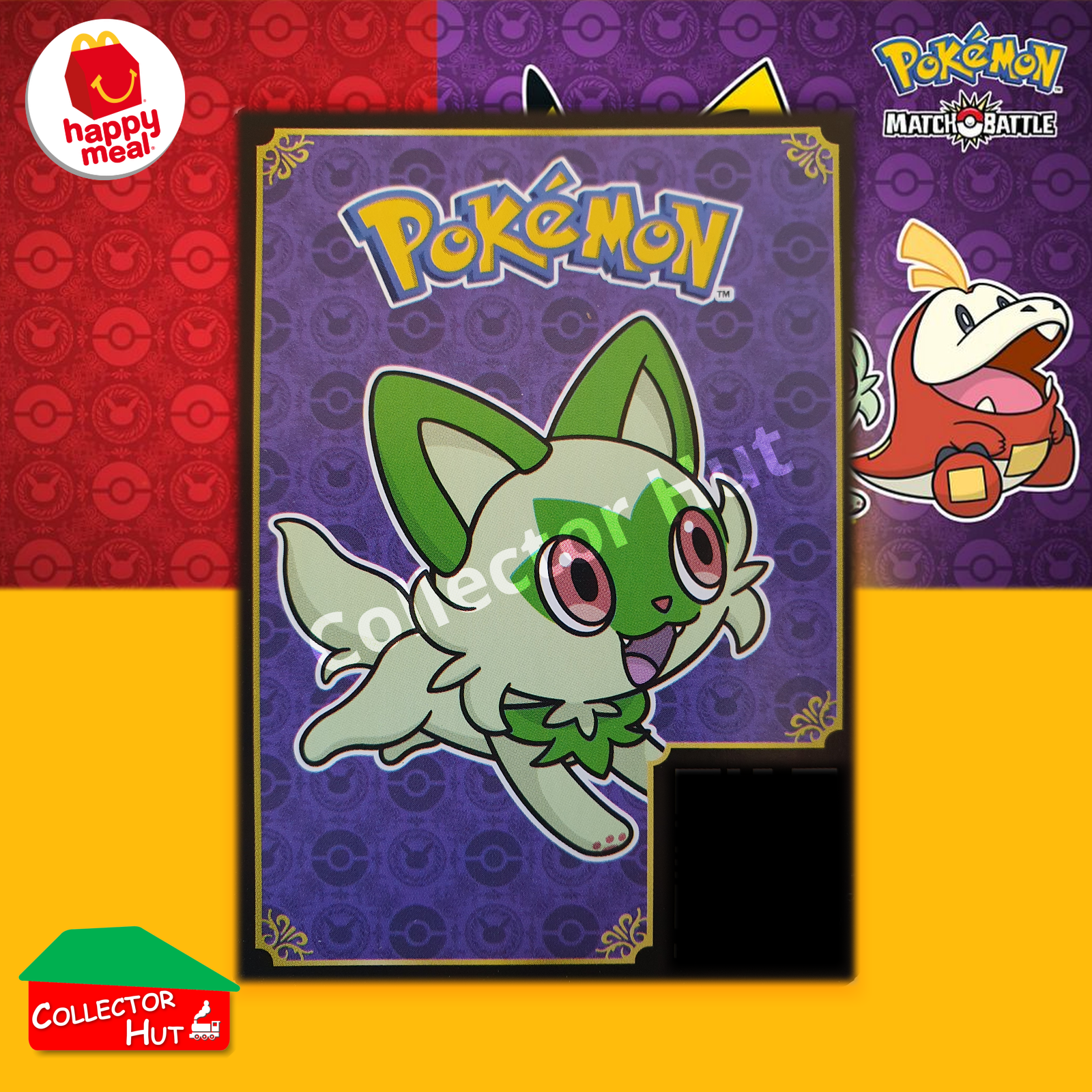 McDonald's Happy Meal 2023 Pokémon Match Battle SINGLE Trading Cards You Choose