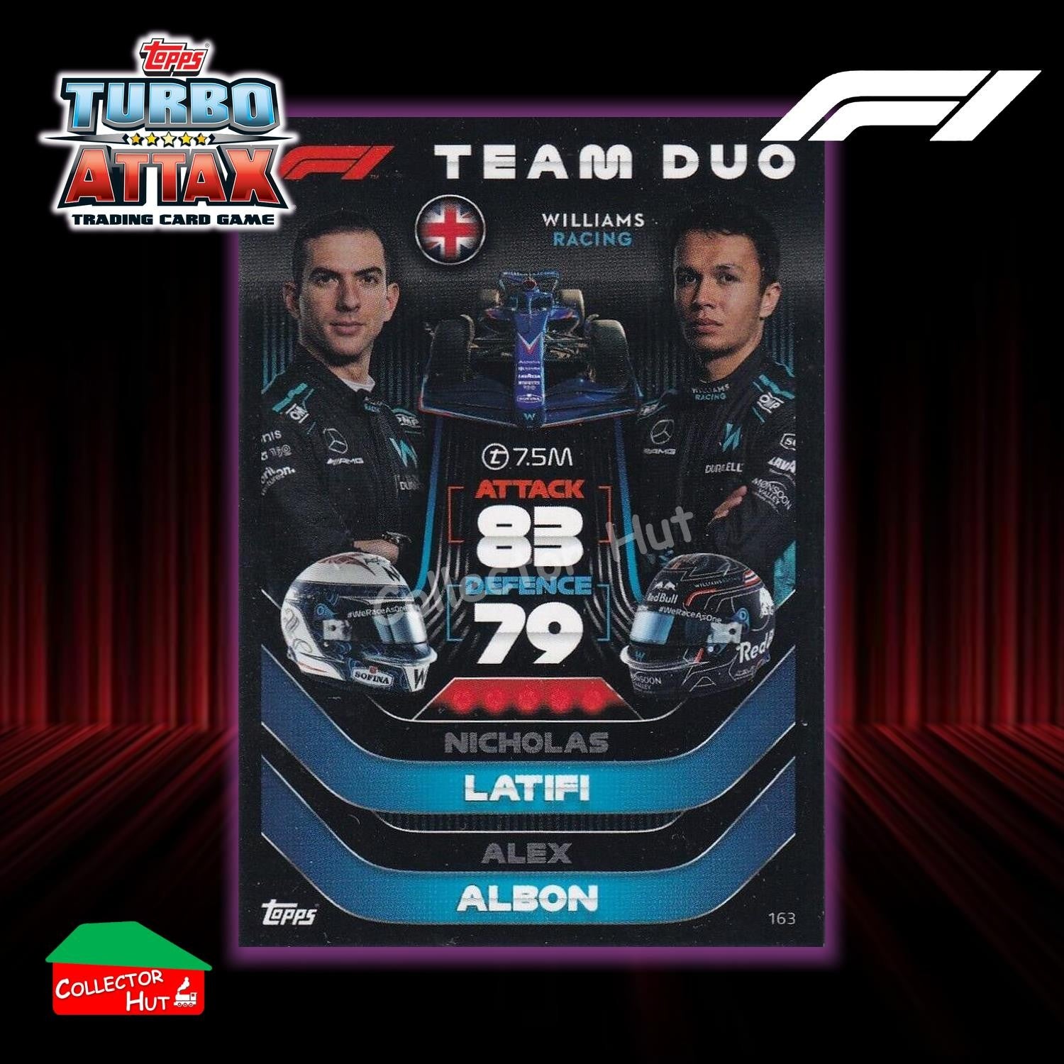 Topps Turbo Attax Formula 1 F1 2022 #136-279 Base Cards YOU CHOOSE