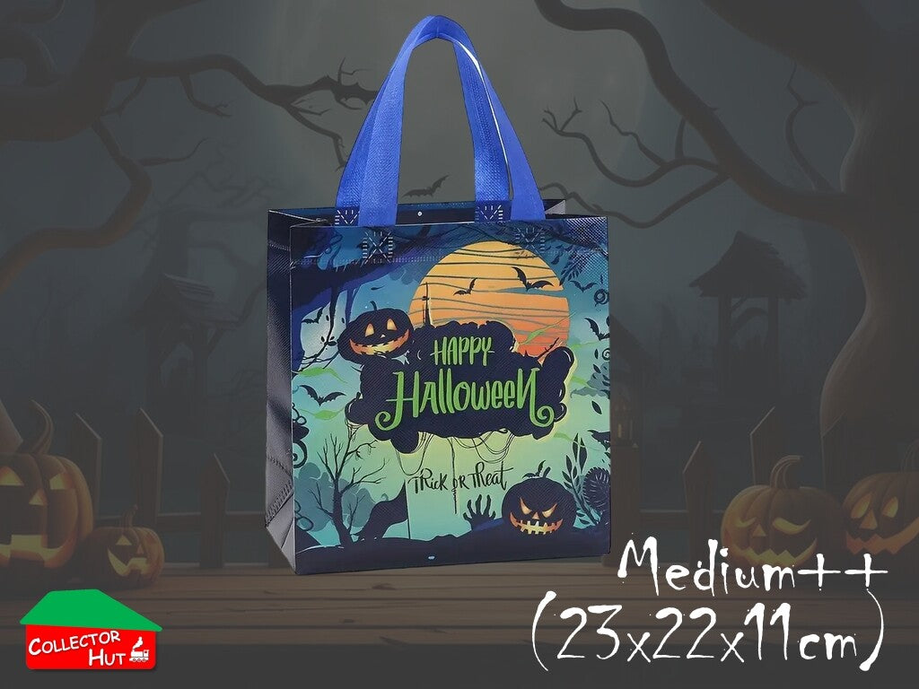 Halloween Novelty Tote Bags Trick or Treat Fabric Choose a Pattern
