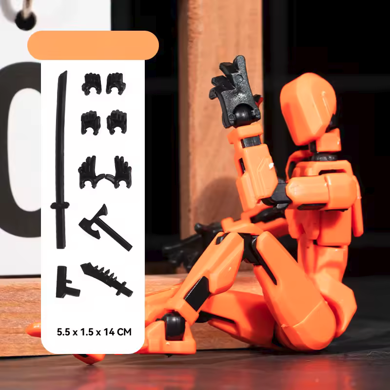 Shapeshift Robots Constructable Posable Action Figures for Art & Build Play
