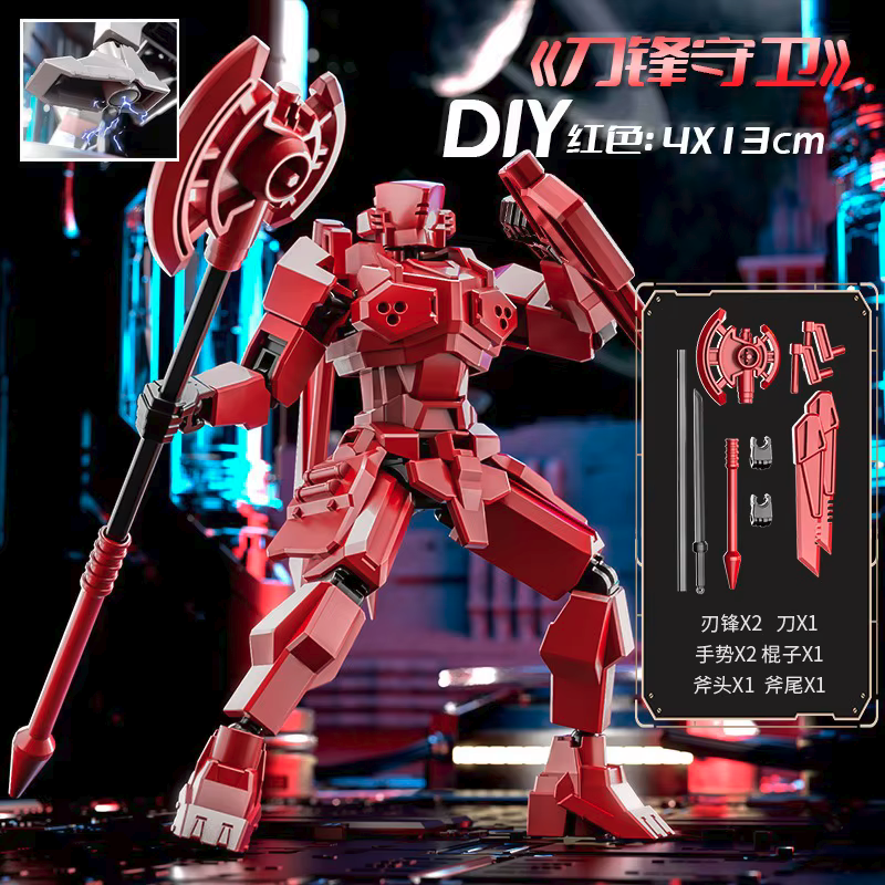 Shapeshift Robots Constructable Posable Action Figures for Art & Build Play