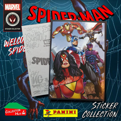 Panini Spider-Man Spider-Verse 2023 Collection Sticker Singles #1-163 & F1-30