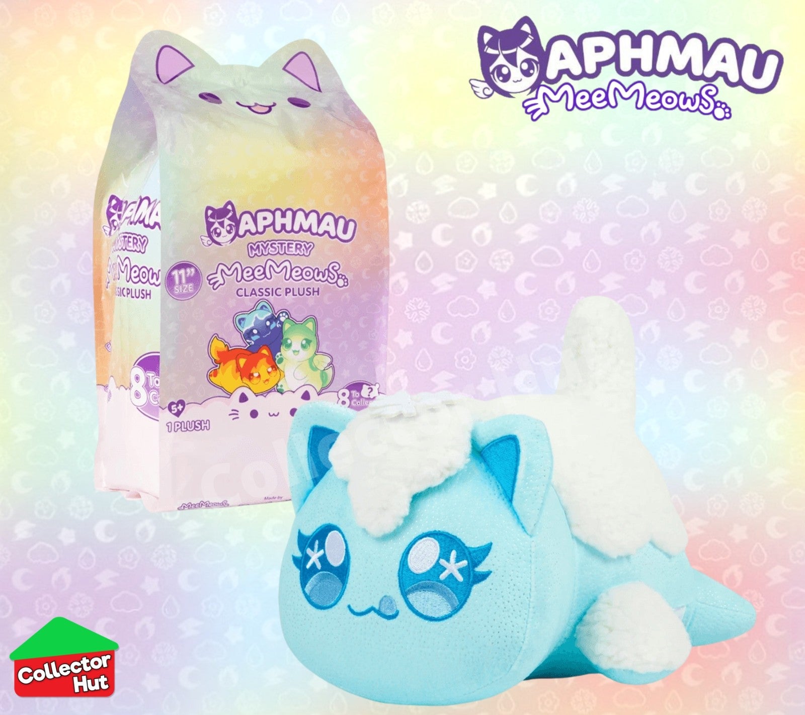 Aphmau MeeMeows Mystery 28cm 11" Plush Litter 8 ELEMENTAL IDENTIFIED You Choose