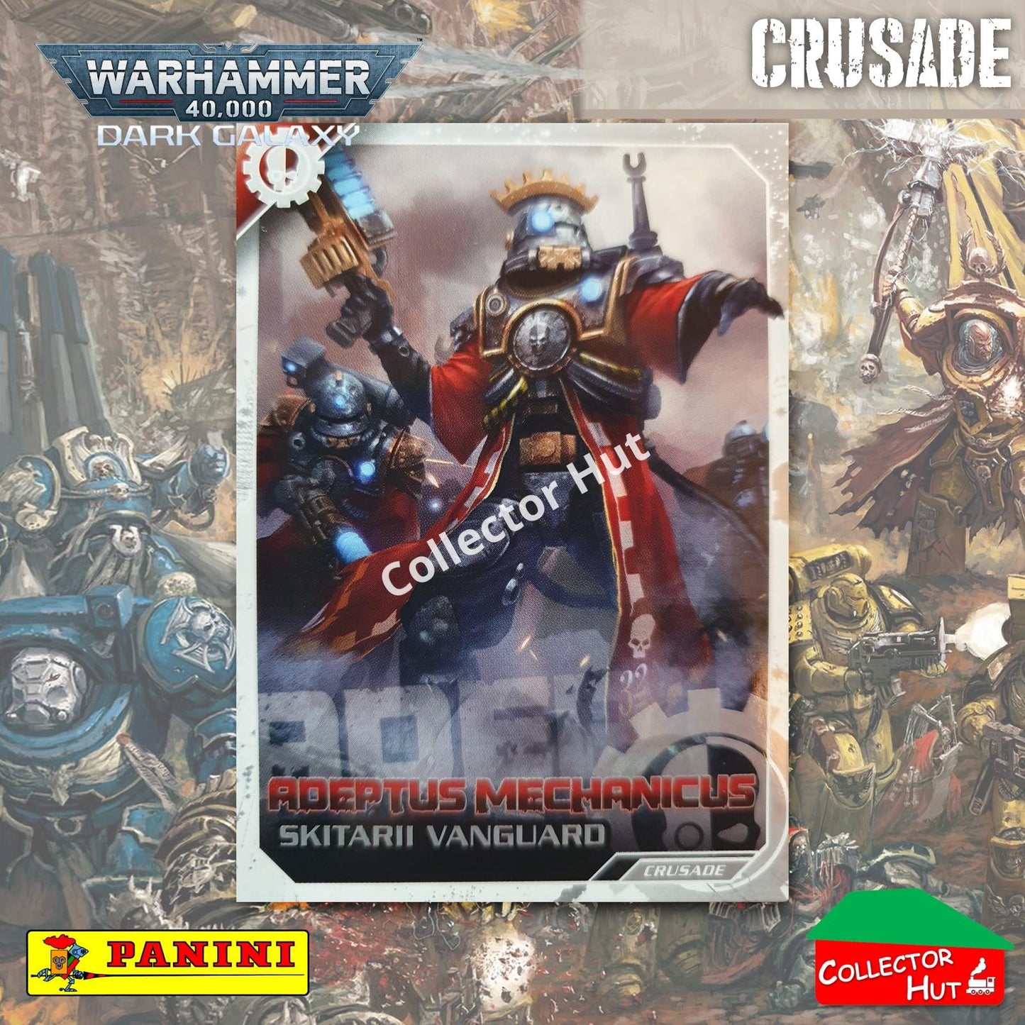PANINI Warhammer 40,000 Dark Galaxy Parallel Trading Card Crusade Vanguard Purge