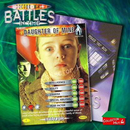 DOCTOR WHO Battles in Time #376-600 INVADER RARE & COMMON CARDS YOU CHOOSE