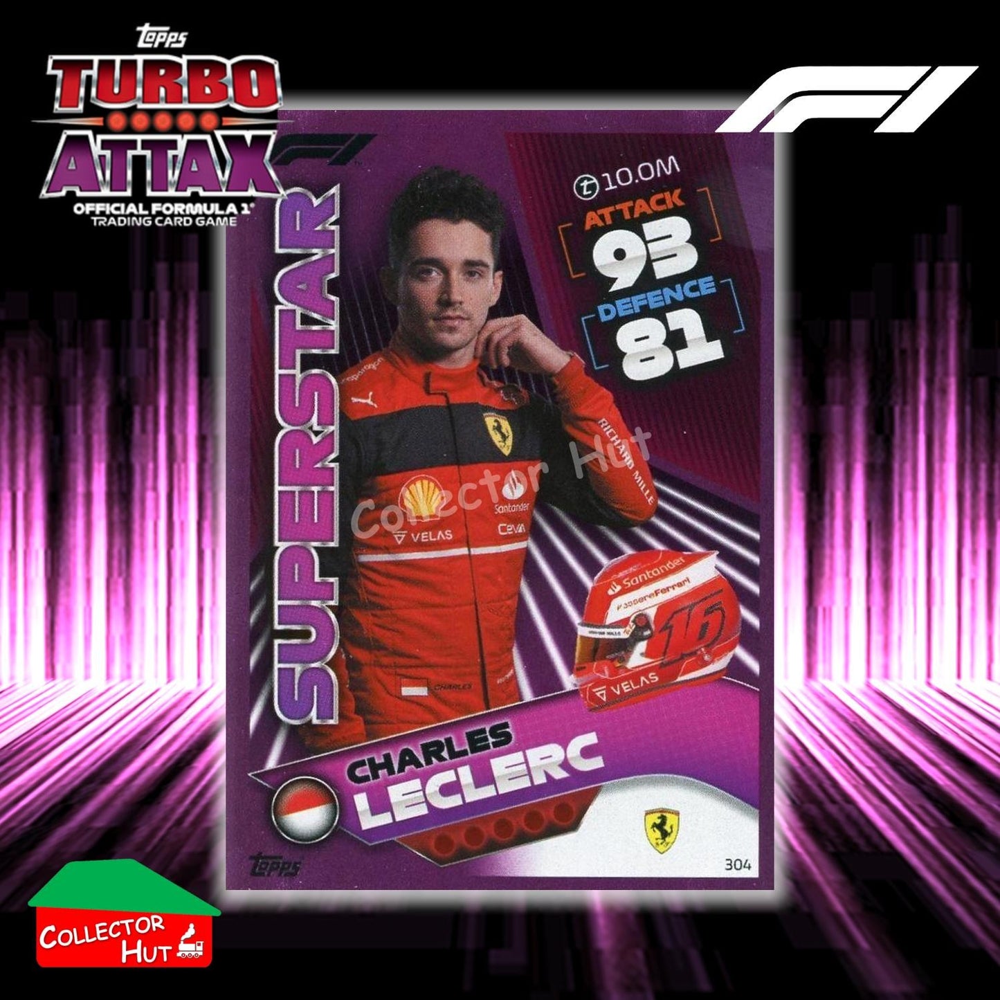 Topps Turbo Attax Formula 1 F1 2022 PINK GREEN RED Parallel Cards