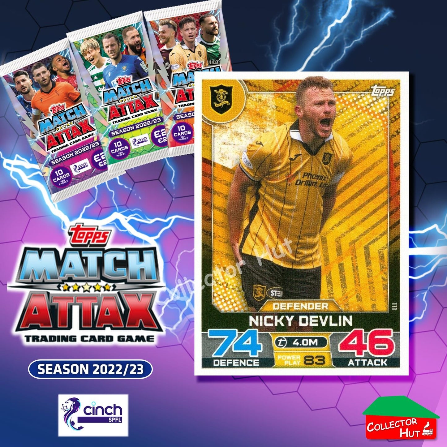 TOPPS MATCH ATTAX SPFL 2022/23 #1-162 Choose Your Card