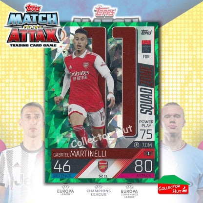 Topps Match Attax Extra 2022/23 Parallel CRYSTAL & EMERALD Cards YOU CHOOSE