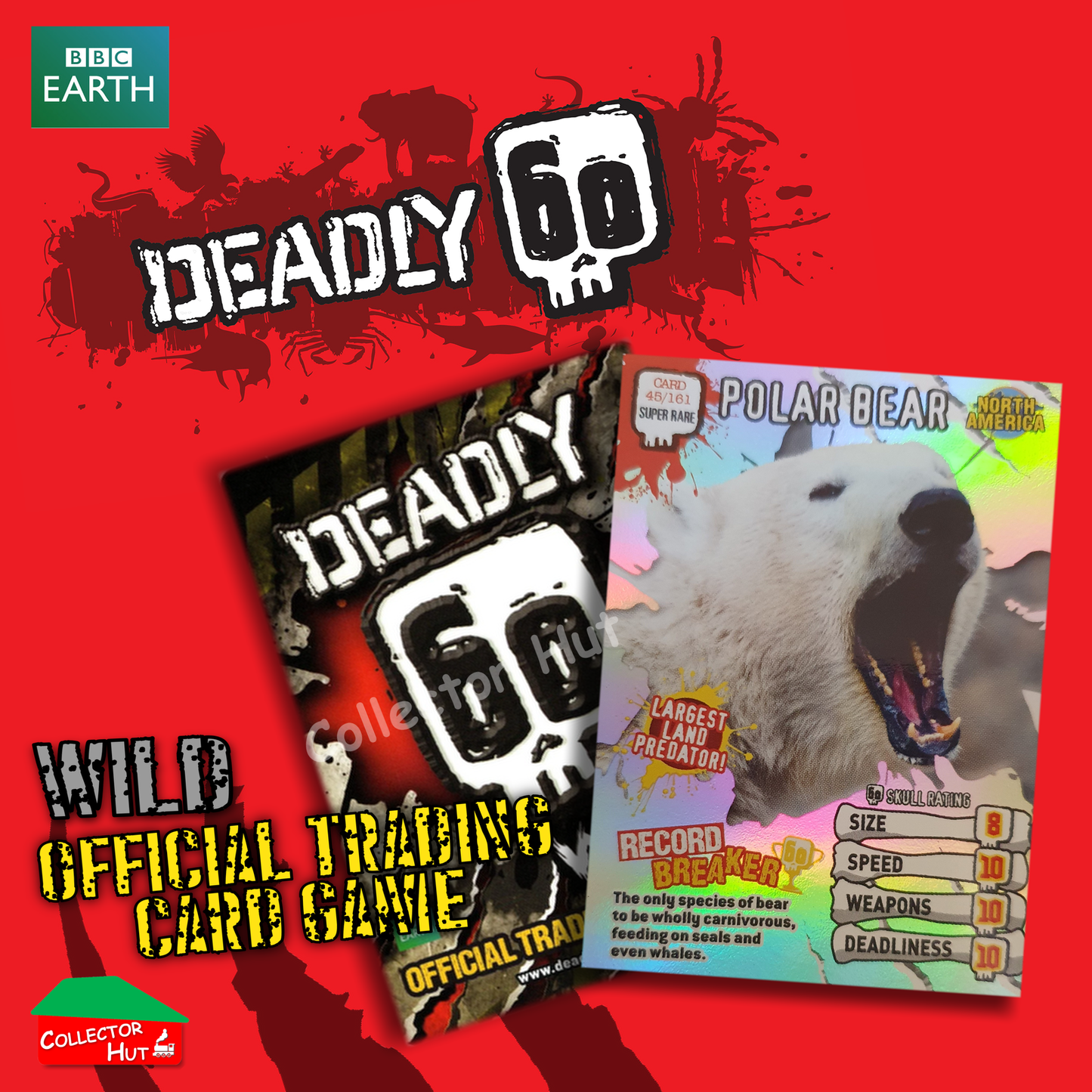 CBBC Deadly 60 Season 1, 2 & Wild FOIL RARE LIMITED Trading Cards