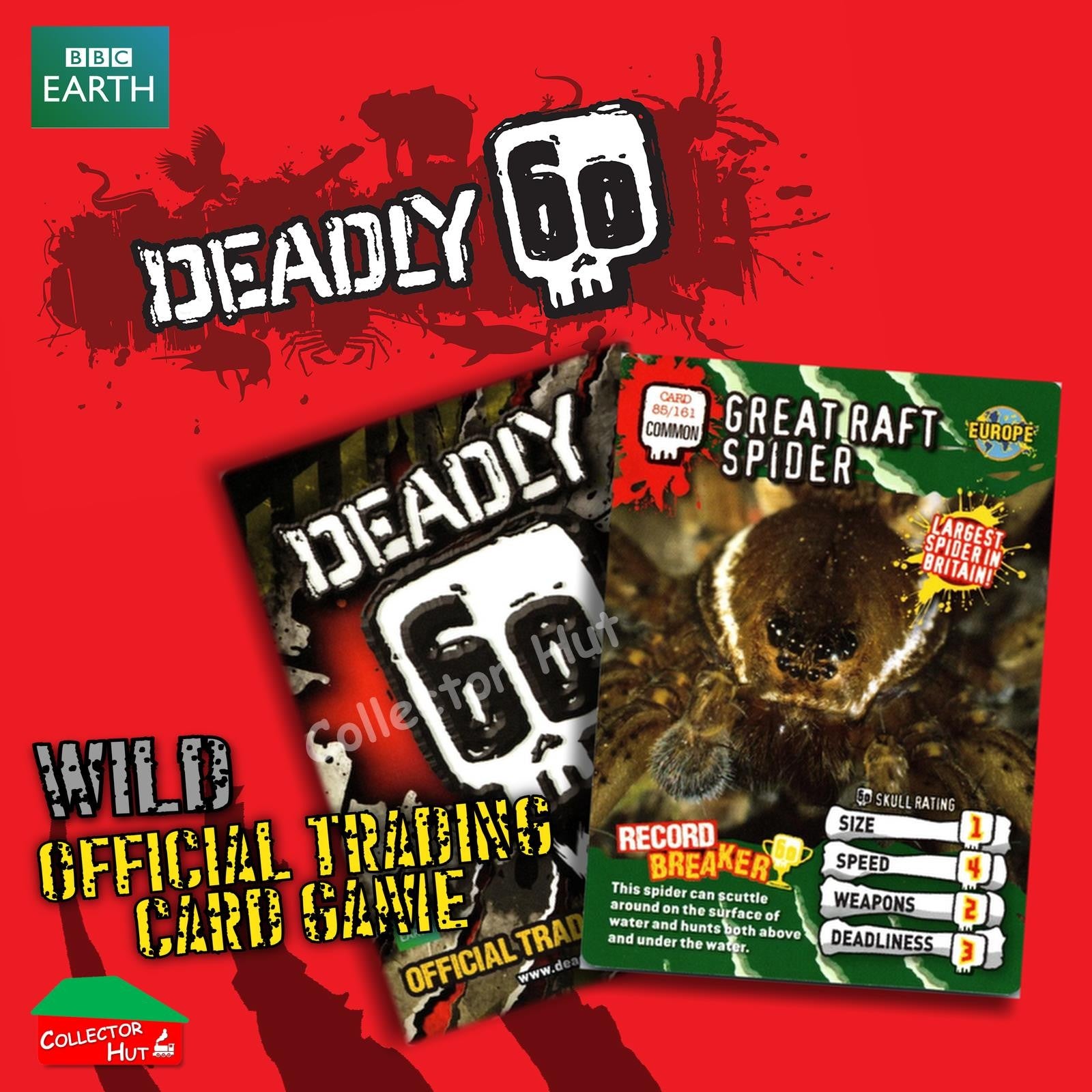 CBBC Deadly 60 WILD Trading Cards  Choose Your Cards