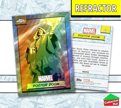 Marvel Topps Chrome 2024 REFRACTOR Card Collection YOU CHOOSE
