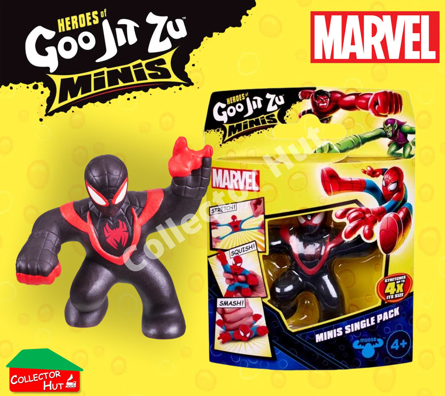 Heroes of Goo Jit Zu Minis Marvel Stretchy Sensory Toys to Collect!