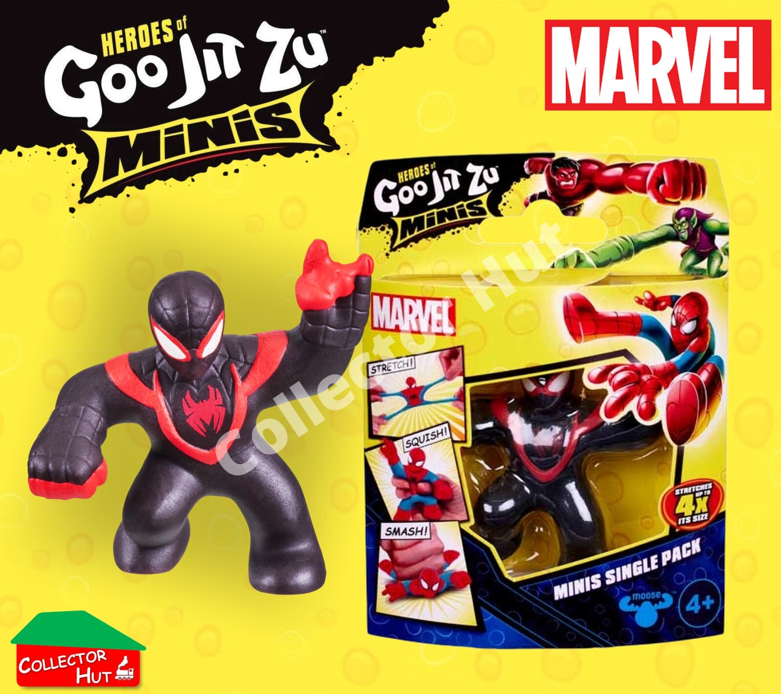 Heroes of Goo Jit Zu Minis Marvel Stretchy Sensory Toys to Collect!