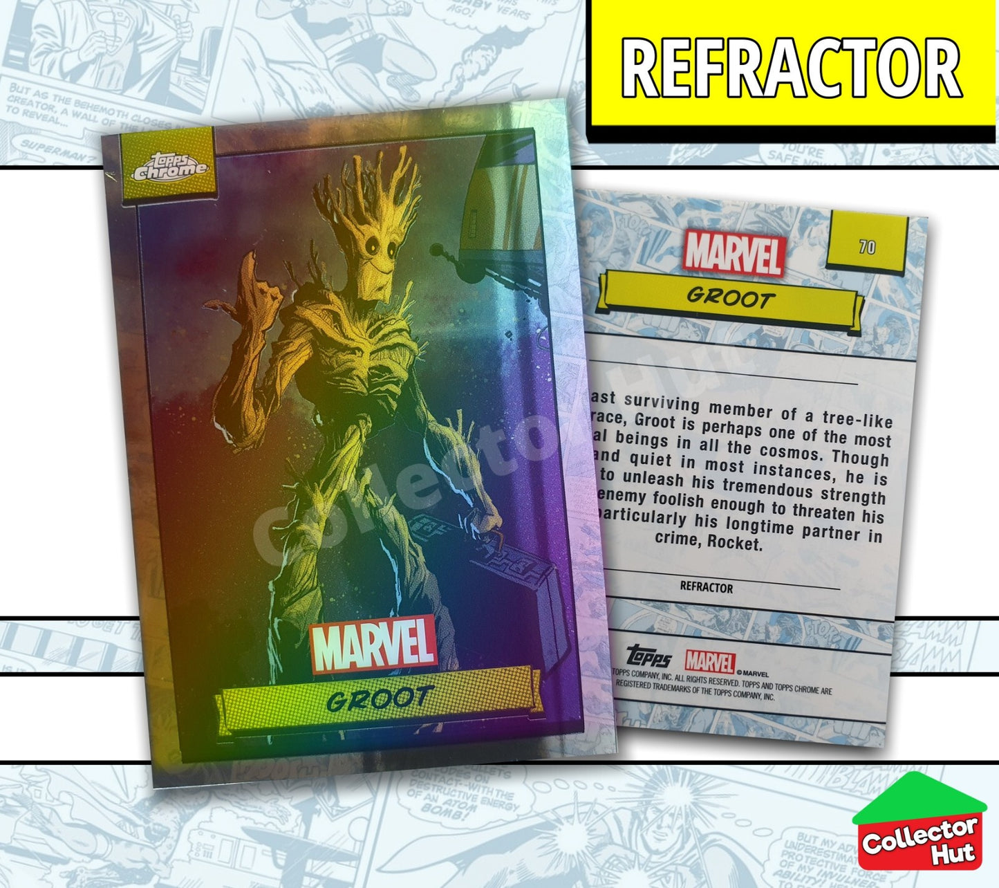 Marvel Topps Chrome 2024 REFRACTOR Card Collection YOU CHOOSE