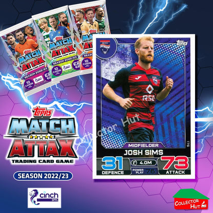 TOPPS MATCH ATTAX SPFL 2022/23 #163-264 Choose Your Card