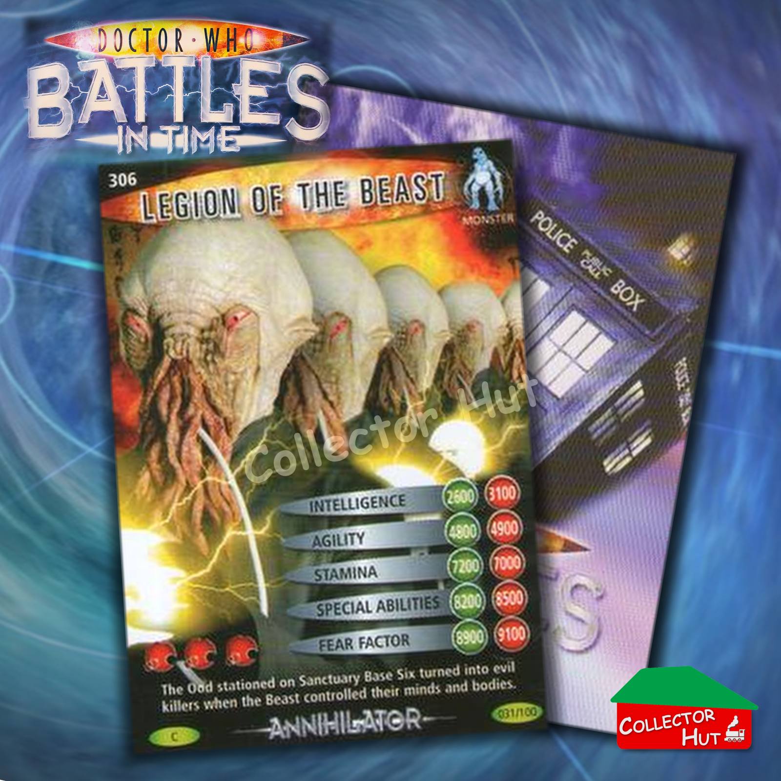 DOCTOR WHO Battles in Time #276-375 ANNIHILATOR RARE & COMMON Cards YOU CHOOSE