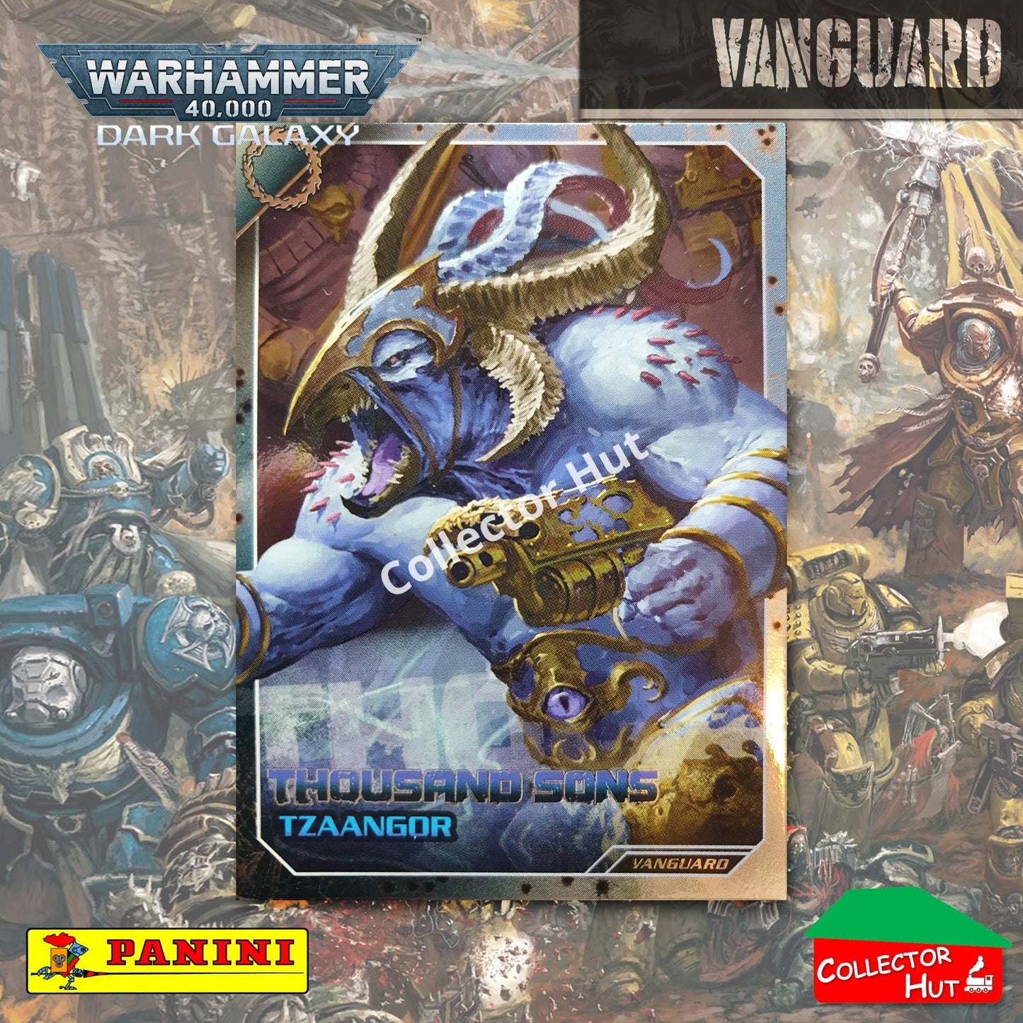 PANINI Warhammer 40,000 Dark Galaxy Parallel Trading Card Crusade Vanguard Purge