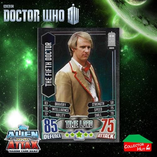 Topps Dr Who Alien Attax 50th Anniversary Edition RARE Limited & Companion Cards