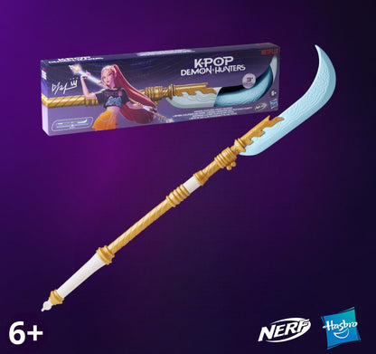 Nerf K-Pop Demon Hunters Mira's Curved Moon Sword Dress Up Costume Accessory
