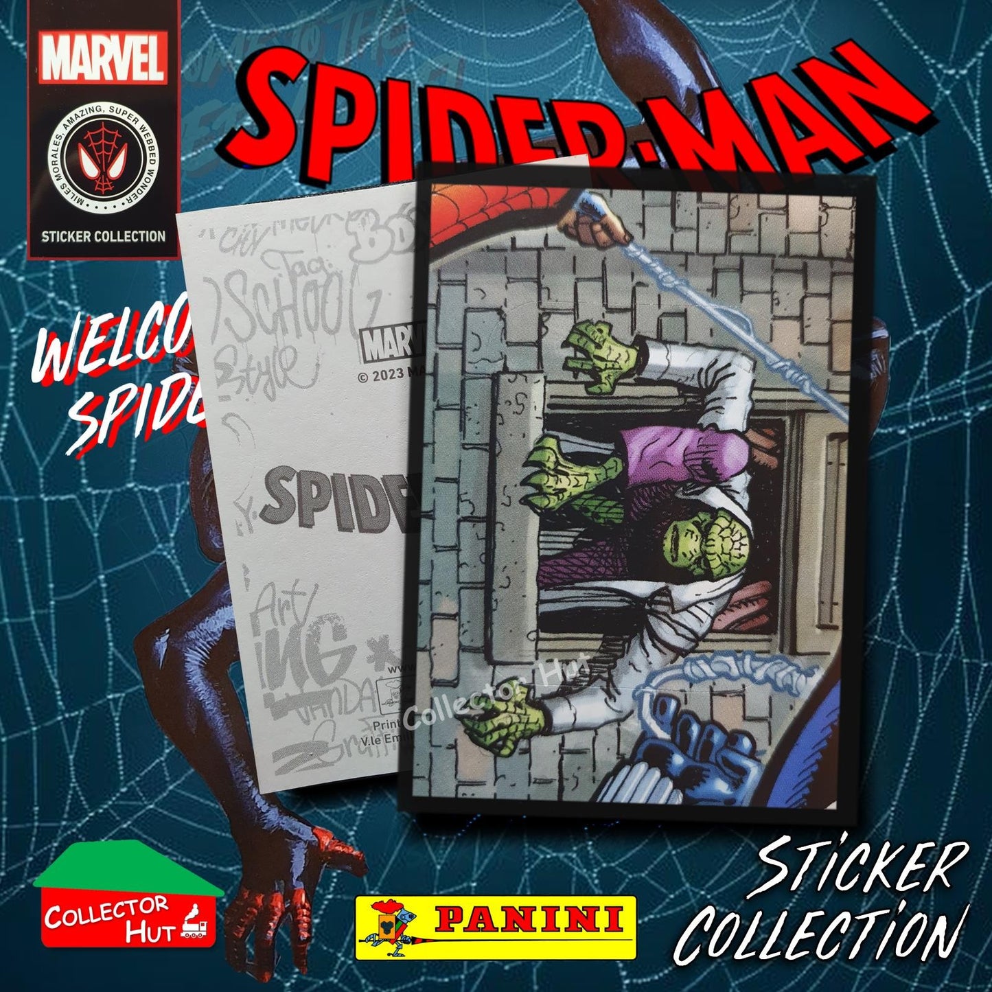 Panini Spider-Man Spider-Verse 2023 Collection Sticker Singles #1-163 & F1-30