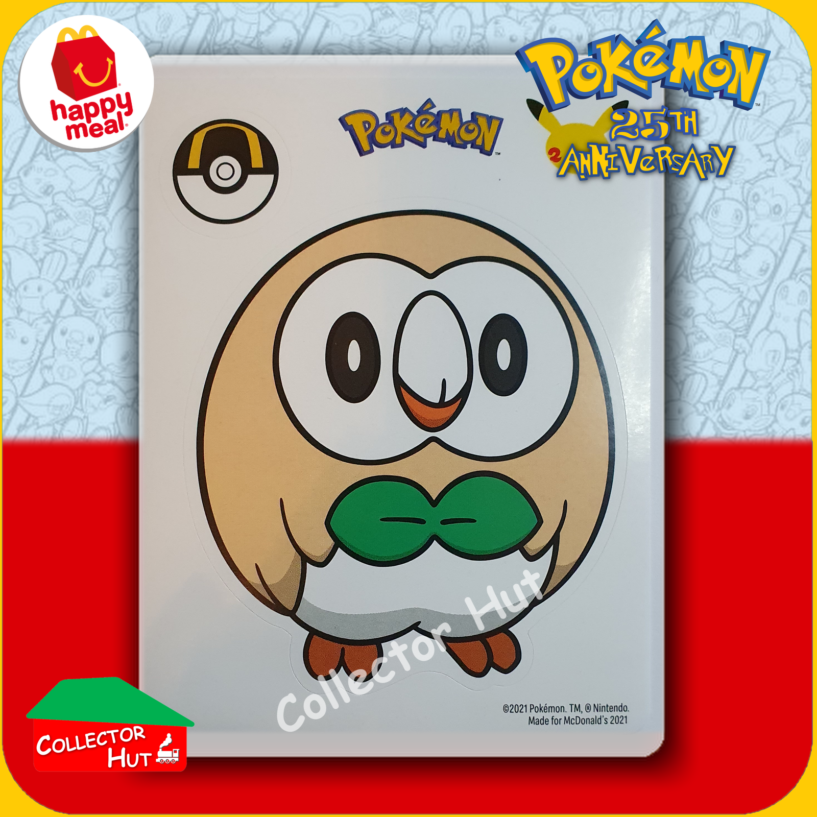 McDonald's Happy Meal 2021 Pokémon 25th Anniversary Trading Cards You Choose