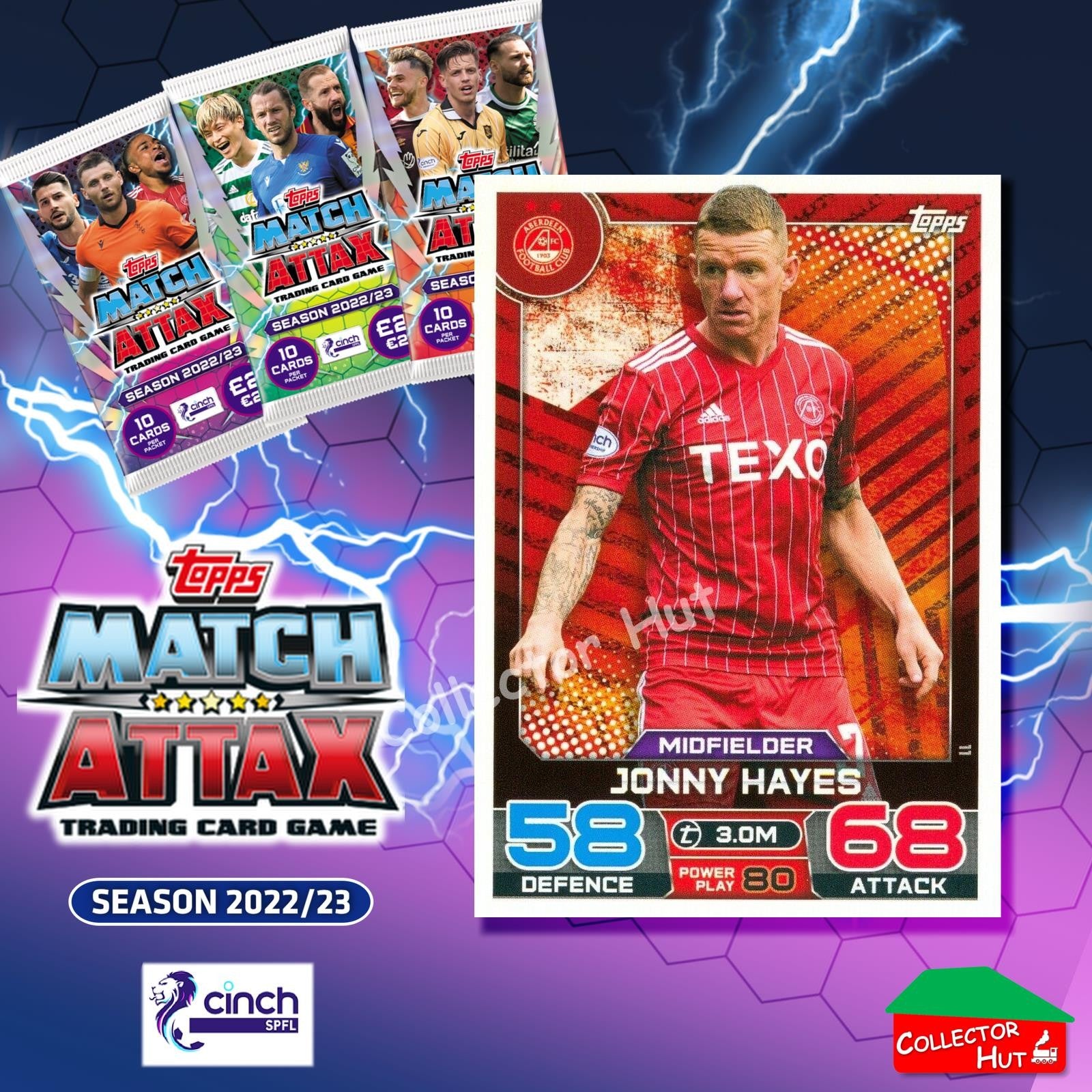 TOPPS MATCH ATTAX SPFL 2022/23 #1-162 Choose Your Card
