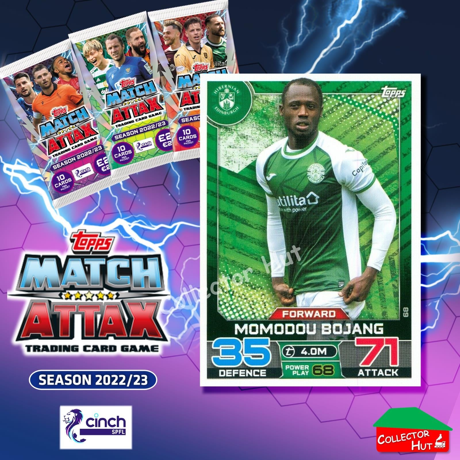 TOPPS MATCH ATTAX SPFL 2022/23 #1-162 Choose Your Card