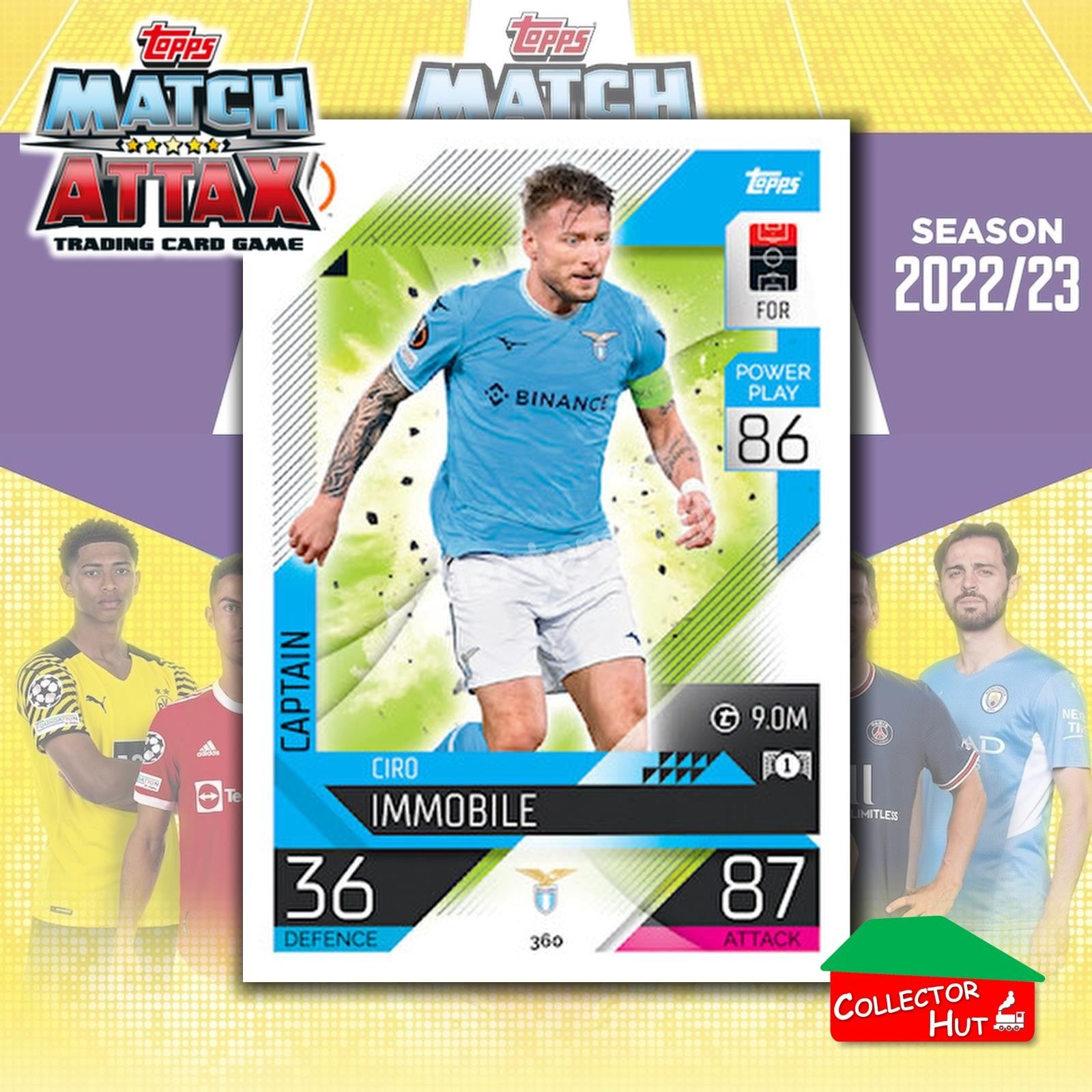 Topps Match Attax Europa Champions League 2022/23 TCG Trading Cards Base 190-387