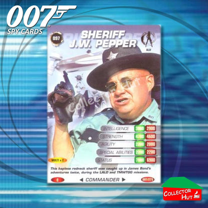 James Bond 007 Commander Spy Cards BASE COMMON YOU CHOOSE