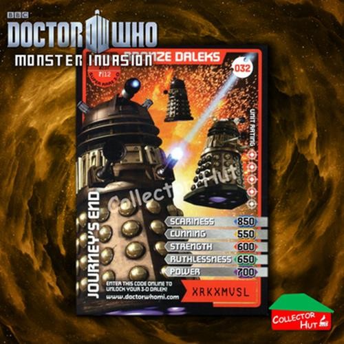 DOCTOR WHO Monster Invasion SUPER & ULTRA RARE Cards YOU CHOOSE