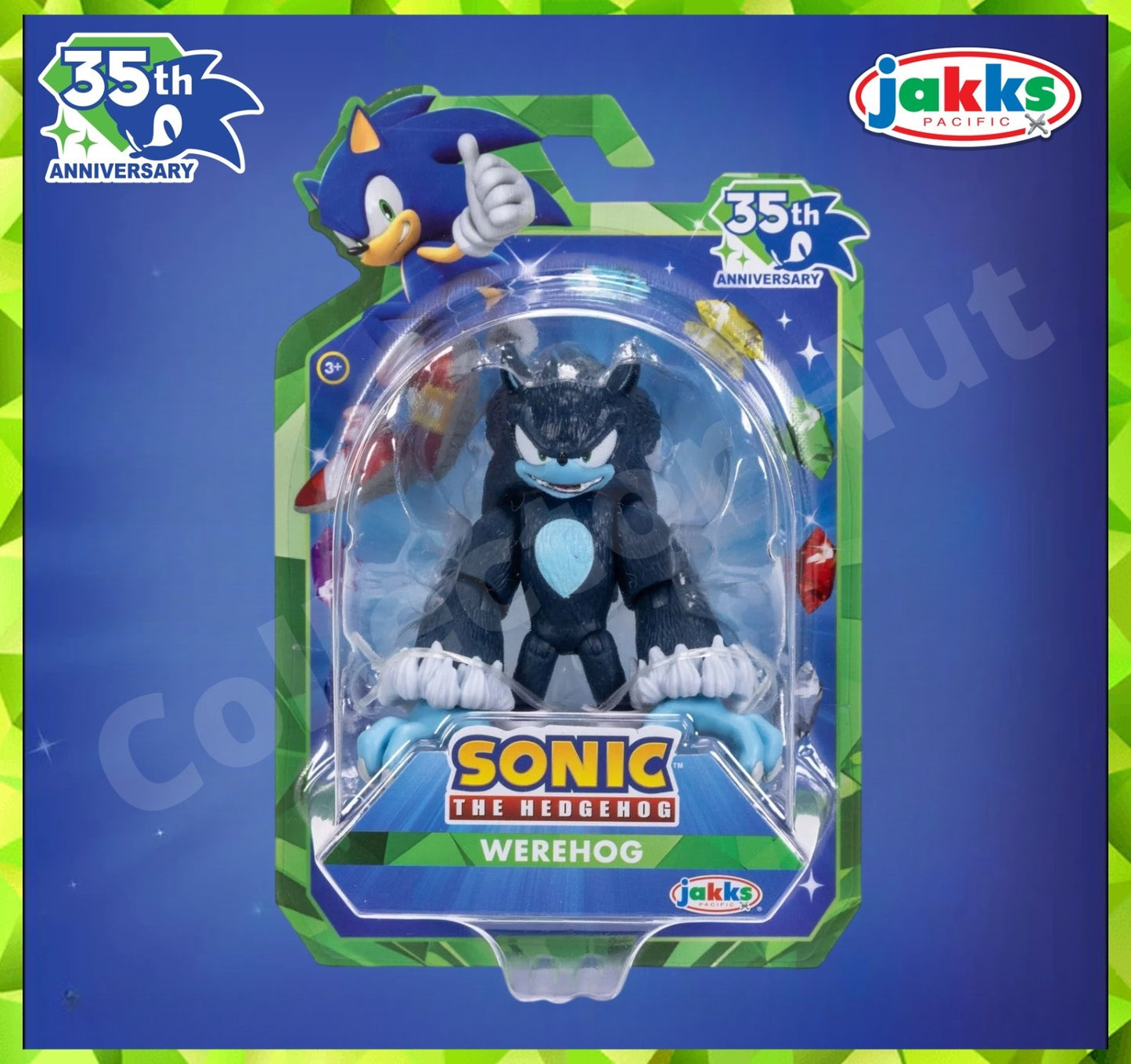 JAKKS Sonic the Hedgehog Figures 2.5" Wave 24 35th Anniversary Edition