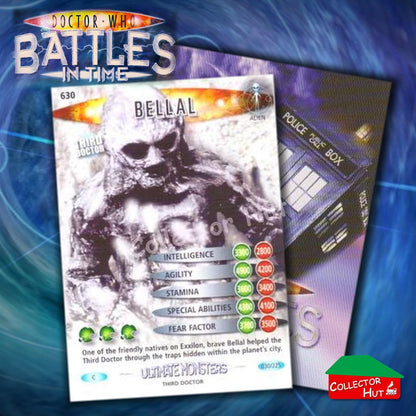 DOCTOR WHO Battles in Time #601-825 ULTIMATE MONSTERS RARE & COMMON Cards
