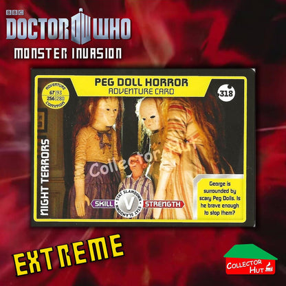 DOCTOR WHO Monster Invasion EXTREME Cards 166-344 New Fresh & Sleeved YOU CHOOSE