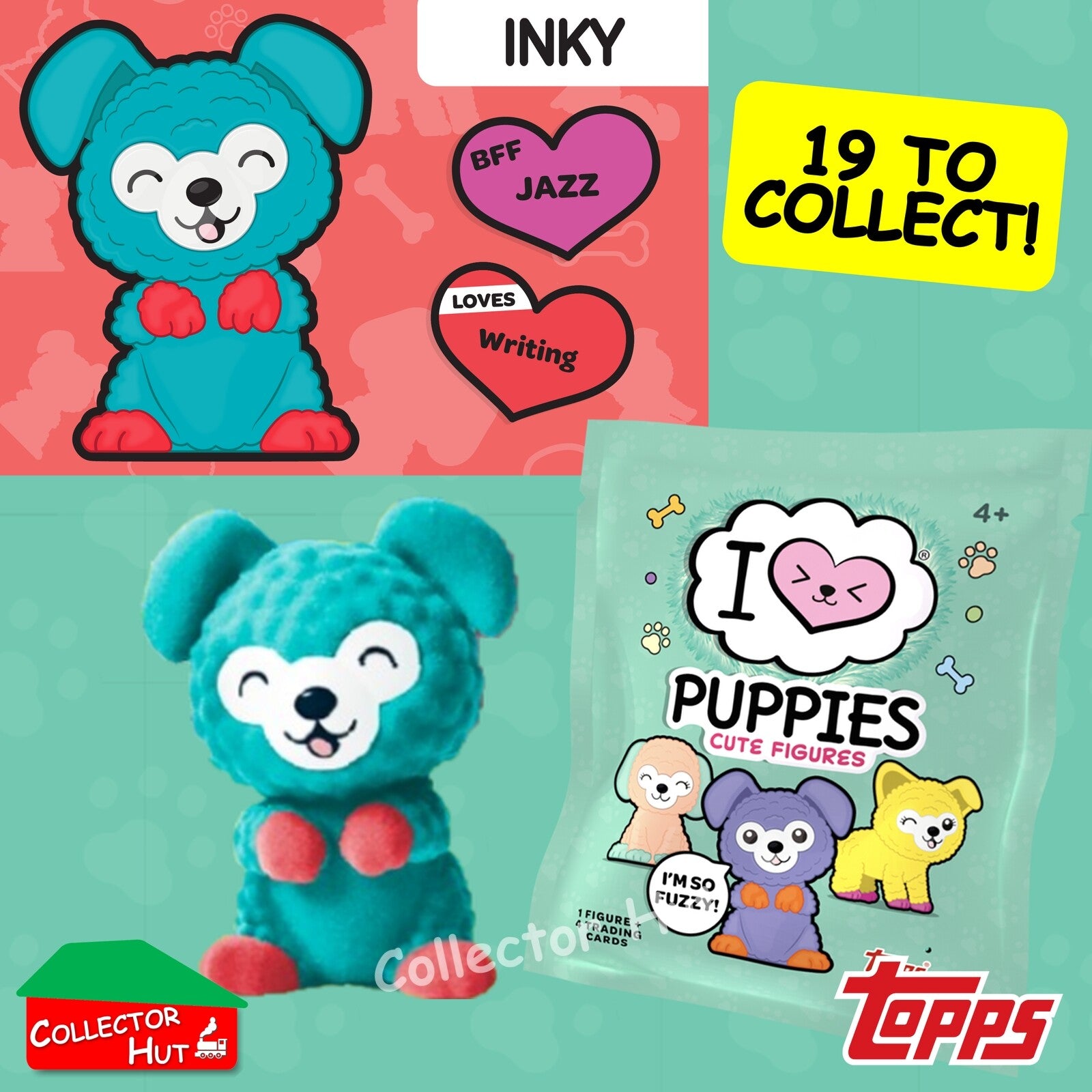 Topps I Love Puppies Cute Blind Bag Mini Figures IDENTIFIED