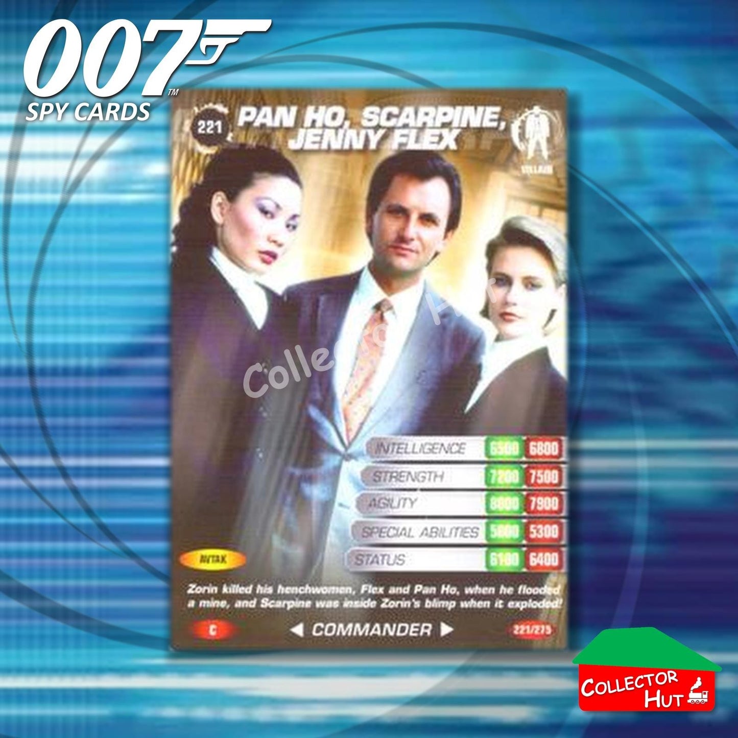 James Bond 007 Commander Spy Cards BASE COMMON YOU CHOOSE
