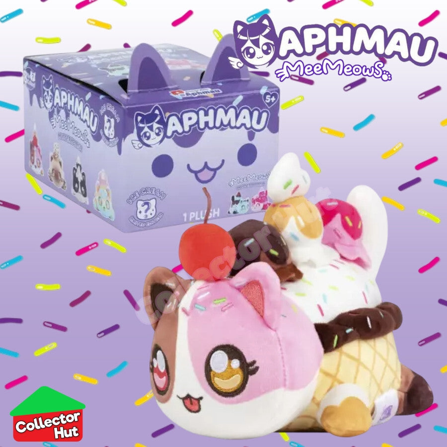 Aphmau MeeMeows Mystery 6" Plush ICE CREAM Limited Edition IDENTIFIED You Choose