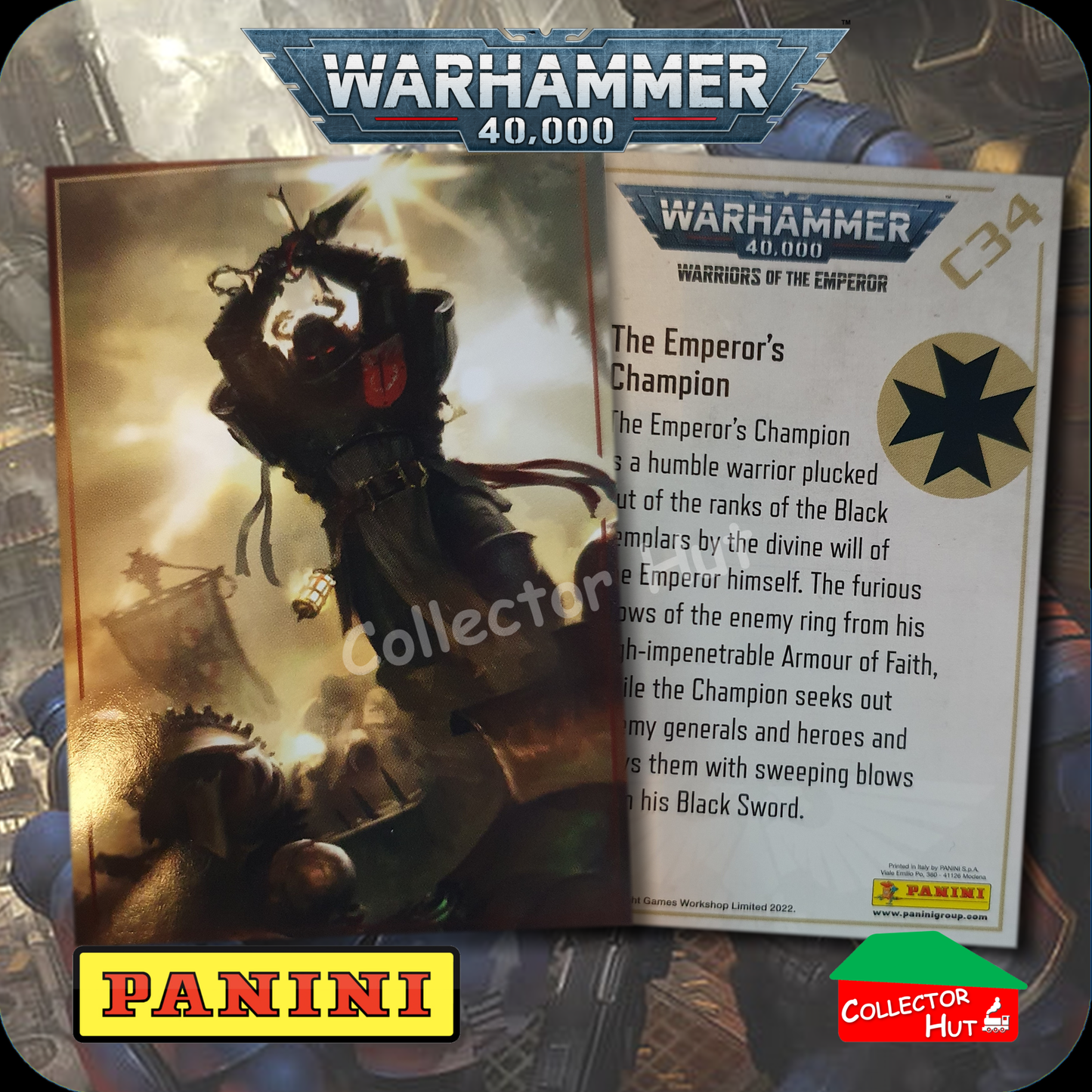 PANINI Warhammer 40,000 40k Warriors of the Emperor Trading Cards You Choose