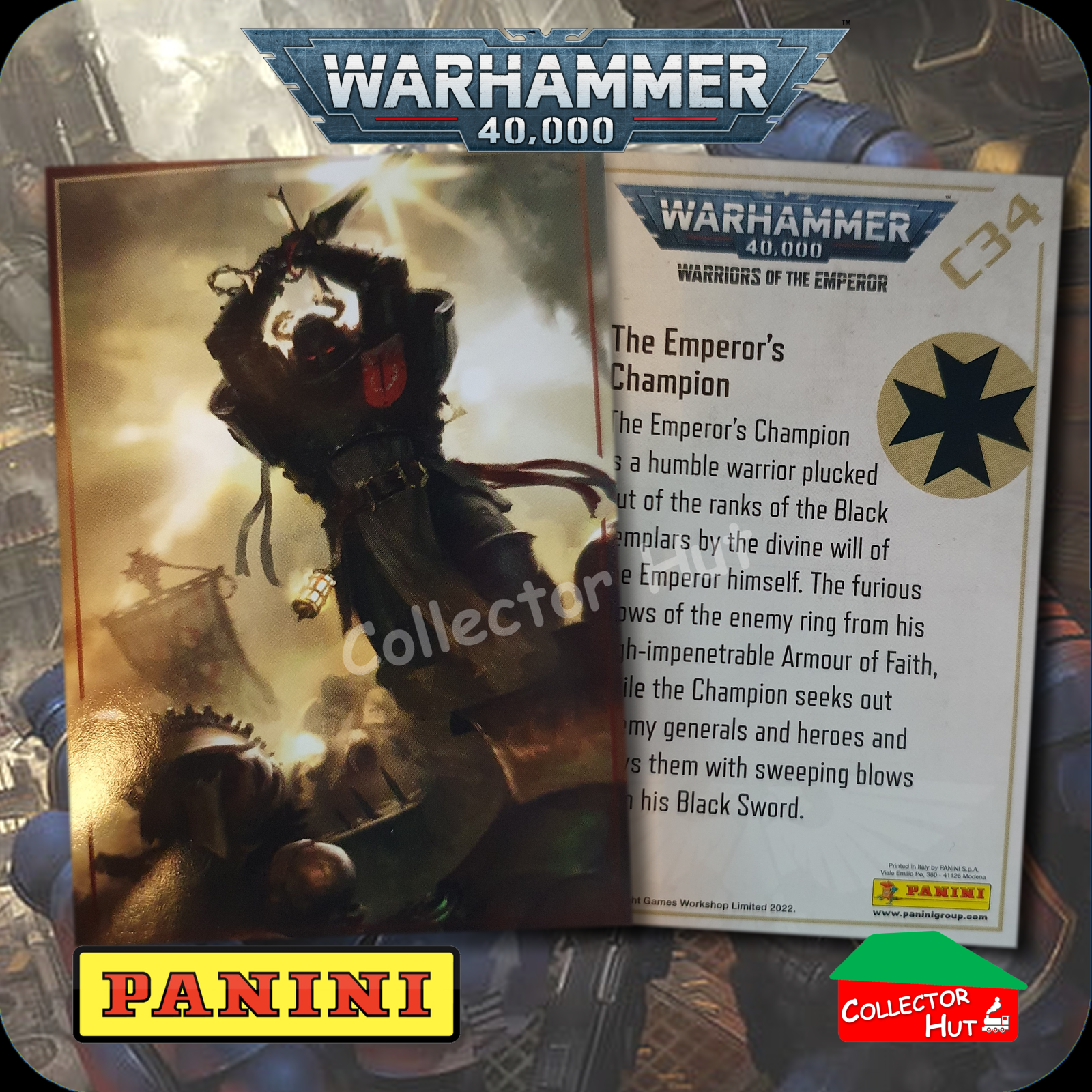 PANINI Warhammer 40,000 40k Warriors of the Emperor Trading Cards You Choose