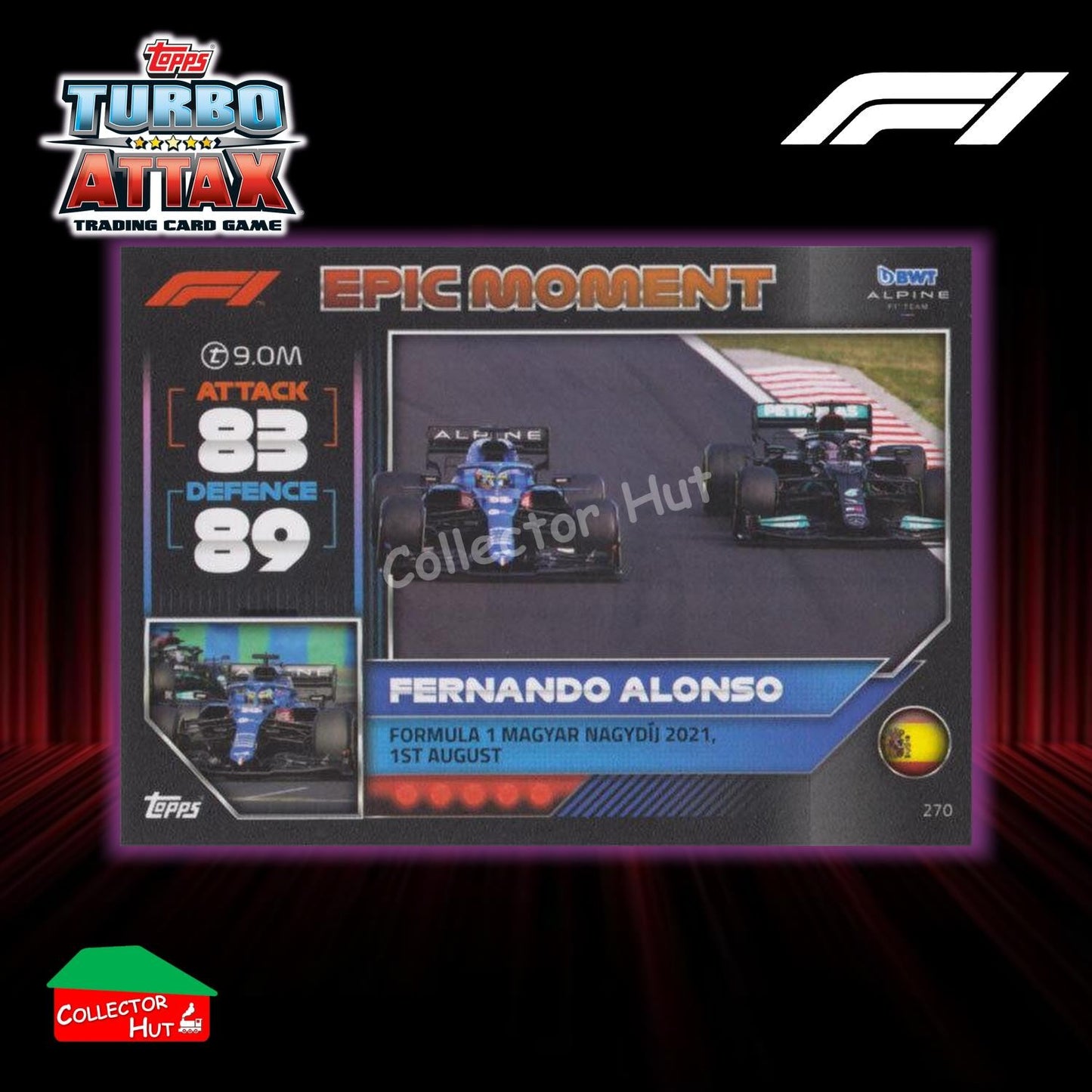 Topps Turbo Attax Formula 1 F1 2022 #136-279 Base Cards YOU CHOOSE