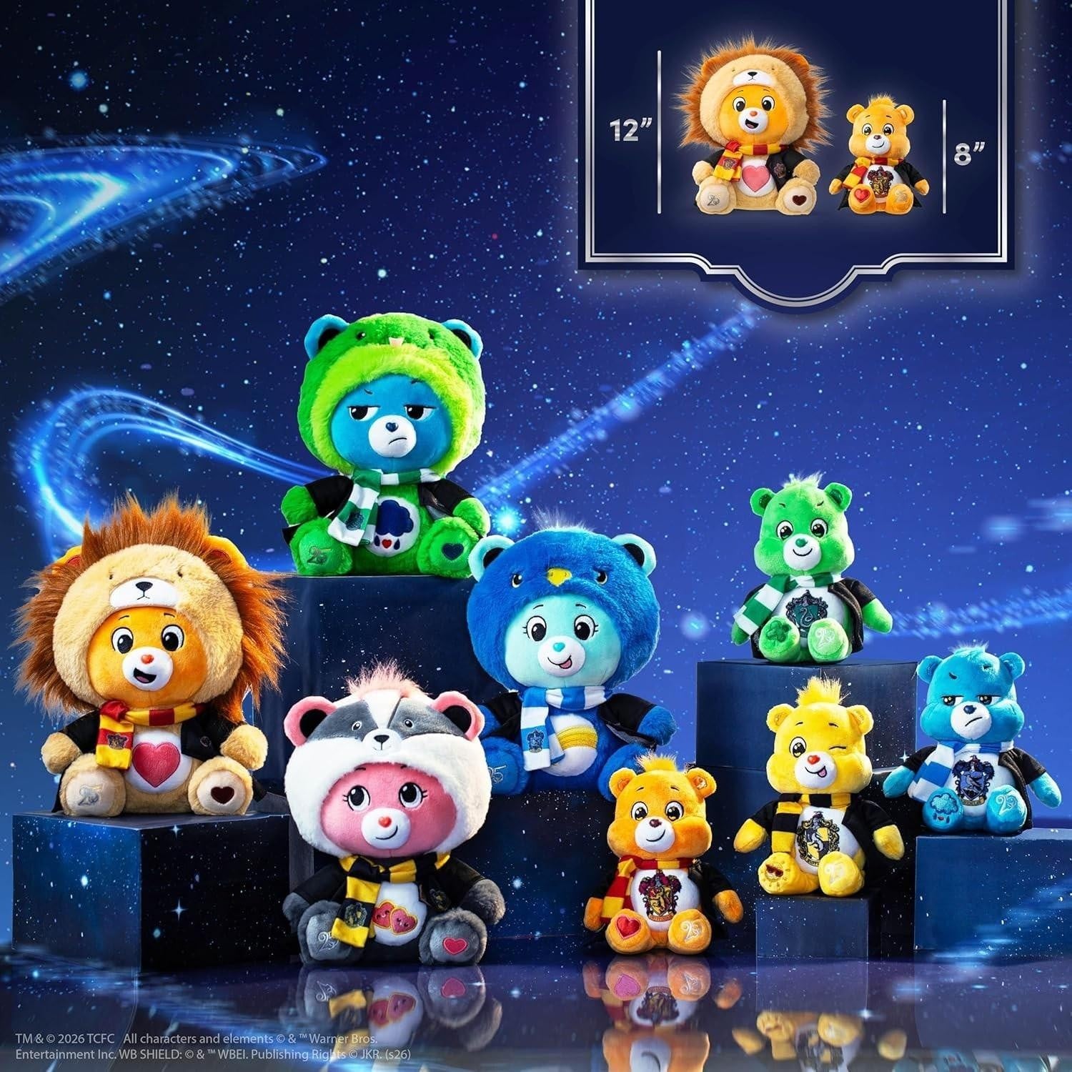 Care Bears x Harry Potter Hoodie Bears 30cm